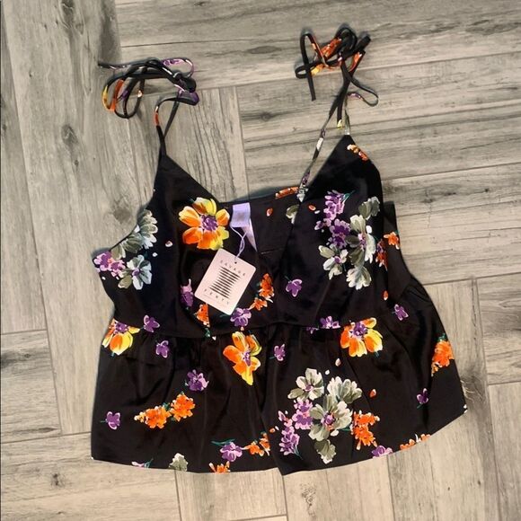 Savage X Fenty NIGHT BLOOMS SATIN SLEEP CAMI 1X - Picture 1 of 5